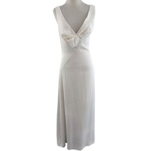 Chloé Chalk White Bone designer wedding gown evening gown black tie bachelorette